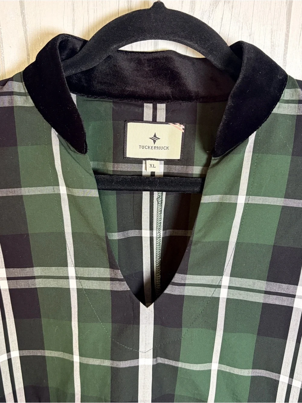 TUCKERNUCK Tartan Plaid Bristol Top, XL